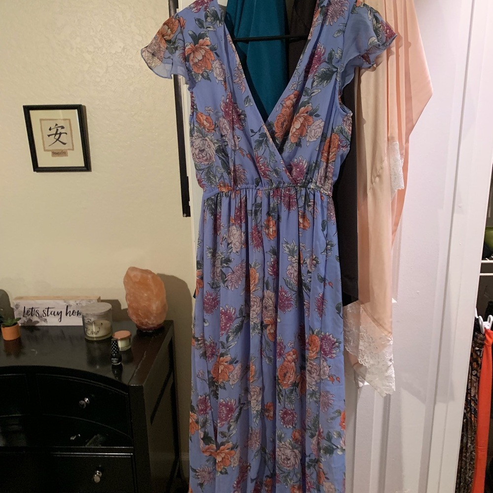 Floral maxi dress